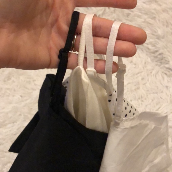 Mock collars with straps to stay in place under a sweater. - Picture 7 of 7